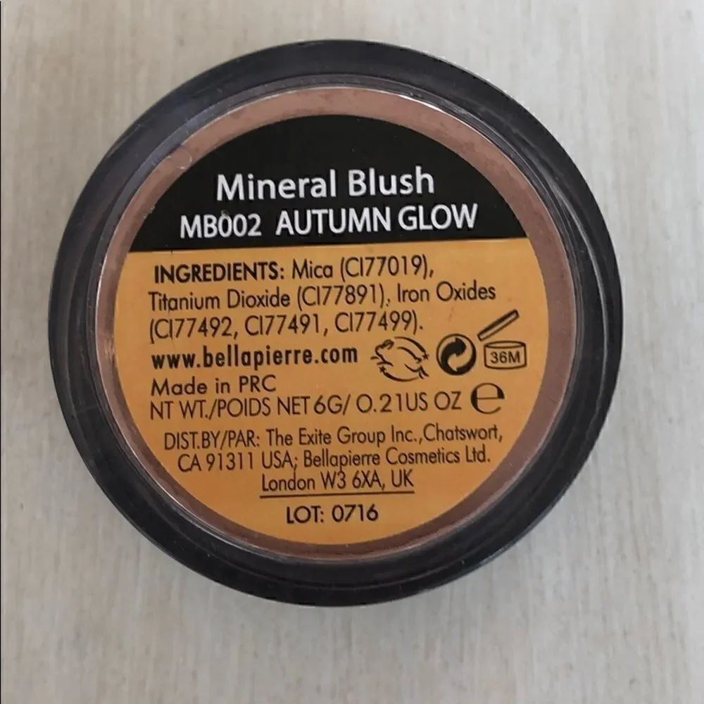 Bellapierre cosmetics mineral blush in autumn glow brand new